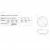 Dea Design Round Ванна 190х190х55см., отдельностоящая, Solid Surface, цвет: Black №16. DD8610 1900 16