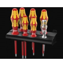 Набор отвёрток диэлектрический Kraftform Plus 160 i/7 Rack Wera WE-006147. WE-006147