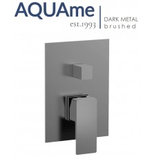 Смеситель для ванны и душа AQUAme Savona темный металл AQM8808GM