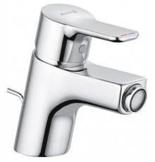 Kludi 37 533 0565 PureEasy Смеситель для биде, со сливным гарнитуром, 6 л/мин 375330565