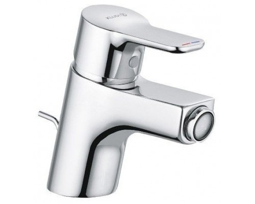 Kludi 37 533 0565 PureEasy Смеситель для биде, со сливным гарнитуром, 6 л/мин 375330565