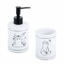 Набор Стакан Fixsen Teddy FX-600-3 + Дозатор FX-600-1