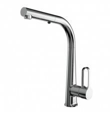 Carlo Frattini Kitchen Смеситель для кухни с выдвижной лейкой, цвет: хром. F7026CR
