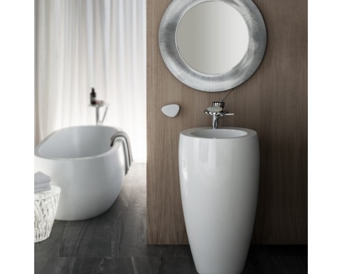 Laufen Alessi One Ванна 183x87x46см, отдельностоящая, овальная, с слив-переливом, сист. подъема, материал: композит, цвет: белый. 2.4597.2.000.000.1 Laufen Alessi One Ванна 183x87x46см, отдельностоящая, овальная, с слив-переливом, сист. подъема, материал: композит, цвет: белый. 2.4597.2.000.000.1