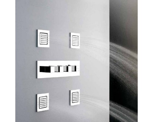 Gessi Body Jets Встраиваемая поворотная боковая форсунка, цвет: хром. 32987#031, 32984#031 Gessi Body Jets Встраиваемая поворотная боковая форсунка, цвет: хром. 32987#031, 32984#031