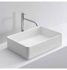 NOORTH milldue edition Раковина 58х37х13 см, без отв., накладная, цвет: белый. 9320*0 Bianco Opaco