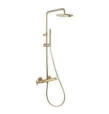 Душевая стойка Ramonsoler Adagio 915401RM250OC, золото, с термостатом