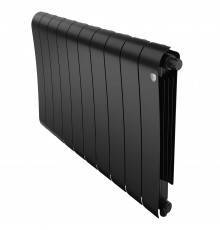 Радиатор биметаллический Royal Thermo Infinity 500 VR80 10 секций, нижнее подключение, noir sable