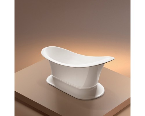 Gruppo Treesse Grand Soleil Ванна отдельностоящая 185x85см, цвет: хром/белый. V1881 (V1881XBN800S)