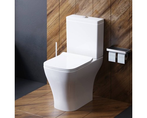 DX78C8600SC Унитаз-компакт безободковый, с сиденьем микролифт DX78C8600SC Унитаз-компакт безободковый, с сиденьем микролифт