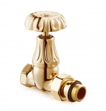 Клапан SR Rubinetterie прямой серия Floral Old Style 1/2, цвет золото 0338-1500D000