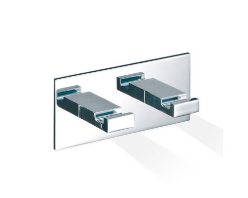 Decor Walther Brick KHAK2 Крючок самоклеящийся двойной, подвесной, цвет: хром. 0594000 Decor Walther Brick KHAK2 Крючок самоклеящийся двойной, подвесной, цвет: хром. 0594000
