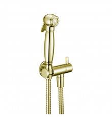 Cisal Shower Гигиенический душ, со шлангом 120см ,вывод с держателем и запорный вентиль, цвет: Oro. AR00790024