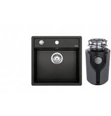 Комплект Мойка Blanco Dalago 5 антрацит + Измельчитель KUCHENSTERN Muhle 353MU35