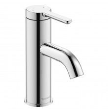Duravit C.1 Смеситель для раковины, 1 отв., излив 91мм, цвет: хром. C11010002010
