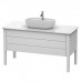 Duravit Luv База напольная 138.8x57х74.3см., с 2 выдв. ящиками, каменной столешницей и раковиной, цвет: белый матовый. LU956603636, 0379602300, LU946601717