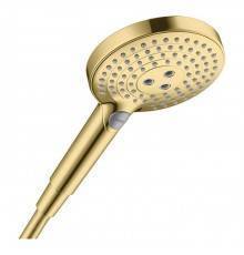 Hansgrohe Raindance Select S Ручной душ 120 3jet (Rain, RainAir, Whirl), цвет: Полированное золото. 26530990