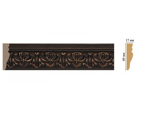Молдинг DECOMASTER 161B-966 ДМ (60*17*2400 мм) Молдинг DECOMASTER 161B-966 ДМ (60*17*2400 мм)