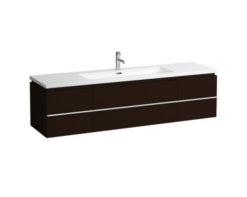 Laufen Living Square Тумба подвесная 180x48см, с раковиной, мультиколор, цвет: 37 темно-коричневый. 8.1643.8.000.104.1,  4.0136.1.075.999.1 - цвет 37 темно-коричневый