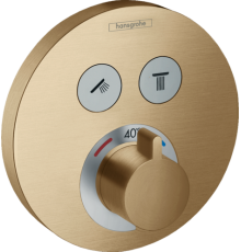 HG 15 743 140 ShowerSelect S Термостат для 2х потребителей (внешняя монтажная часть) 15743140