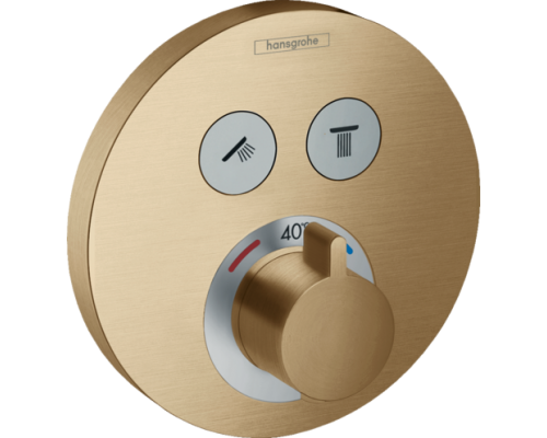 HG 15 743 140 ShowerSelect S Термостат для 2х потребителей (внешняя монтажная часть) 15743140