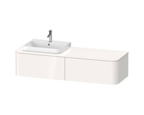 Duravit Happy D.2 Plus Тумба подвесная 160x55х35.4см, с раковиной и 2 ящиками, SX, цвет: белый глянцевый. 2360600000, HP031HL2222, HP4944L2222 Duravit Happy D.2 Plus Тумба подвесная 160x55х35.4см, с раковиной и 2 ящиками, SX, цвет: белый глянцевый. 2360600000, HP031HL2222, HP4944L2222