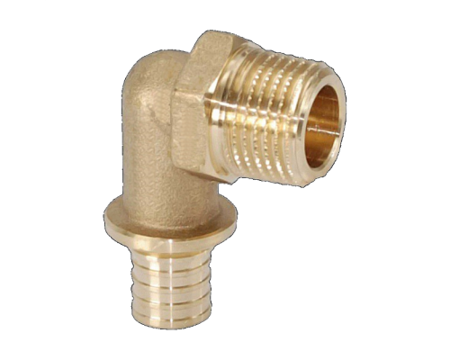 Угольник прямой Hoobs переходный с наружной резьбой 16x2.2-R3/4 . HB-PEXLM-162234