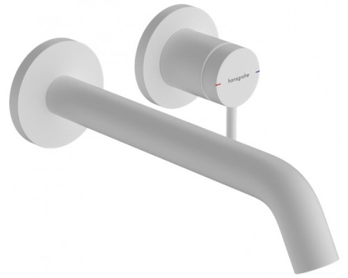 HG 73 351 700 Tecturis S Смеситель для раковины 225 мм, настен., на 2 отв. (внешняя монт. часть) 73351700