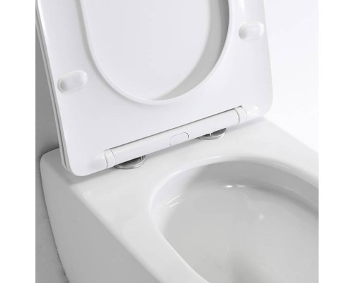 TECEspring R Комплект: Унитаз подвесной, со смывом Tornado flush, сиденье Slim с микролифт и быстрым снятием, цвет: белый глянец