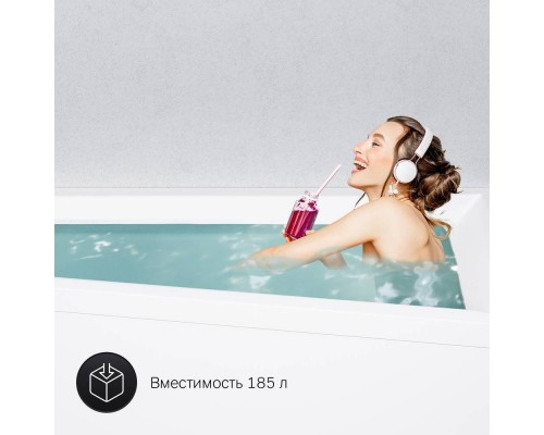 W72A-160R100W-A2 Ванна акриловая правосторонняя 160х100 см W72A-160R100W-A2 Ванна акриловая правосторонняя 160х100 см