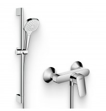 Душевой комплект Смеситель для душа Hansgrohe Logis 71600000 + Гарнитур Croma Select E Vario 26582400