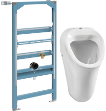 Комплект Инсталляция VitrA Frame + Писсуар Arkitekt 6202B003-0198 подвесной, с внешним подводом воды