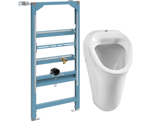Комплект Инсталляция VitrA Frame + Писсуар Arkitekt 6202B003-0198 подвесной, с внешним подводом воды Комплект Инсталляция VitrA Frame + Писсуар Arkitekt 6202B003-0198 подвесной, с внешним подводом воды
