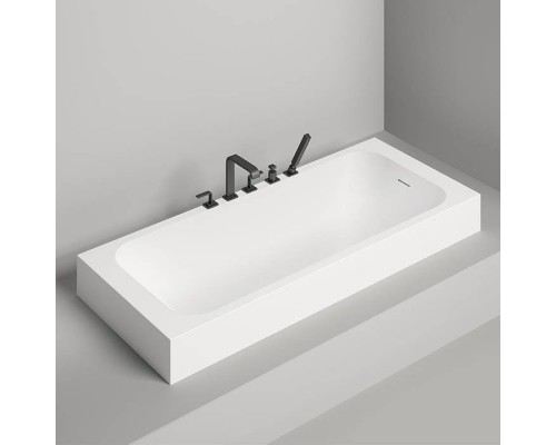 Salini Orlanda Plus Встраиваемая ванна 190х100х60cм, прямоуг. чаша, S-Sense, цвет: белый глянцевый. 102014G,  23101H