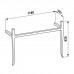 Laufen New Classic Консоль деревянная 120x32см, напольная, с раковиной на 1 отв., цвет: орех. 8.1385.8.000.104.1, 4.0607.3.085.629.1