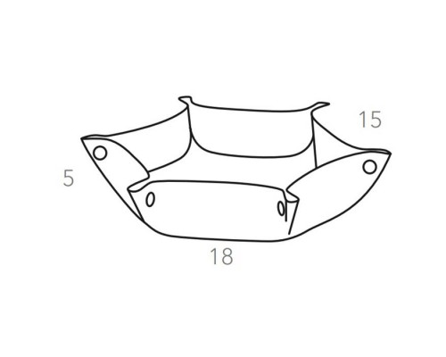 ADJ Мелочница, 15x18xH5 см., цвет: бордо/коньяк. 0112.30/09 ADJ Мелочница, 15x18xH5 см., цвет: бордо/коньяк. 0112.30/09