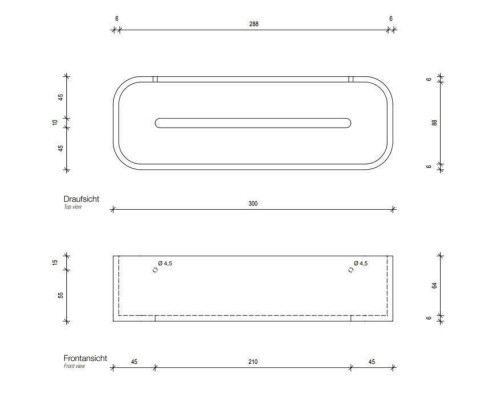 Decor Walther Stone DCT30 Душевая полочка 30x10см, подвесная, цвет: белый / хром. 0973854 Decor Walther Stone DCT30 Душевая полочка 30x10см, подвесная, цвет: белый / хром. 0973854