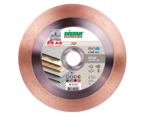 Круг алмазный Distar 1A1R 200*1.4*25*25.4 Edge Круг алмазный Distar 1A1R 200*1.4*25*25.4 Edge
