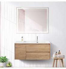 Мебель для ванной комнаты BelBagno Kraft 100 R, 2 ящика, дверца, rovere nebrasca nature