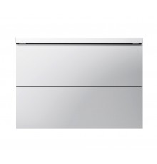 Тумба под раковину без столешницы AM.PM Gem 80 подвесная, 2 ящика, белый глянец