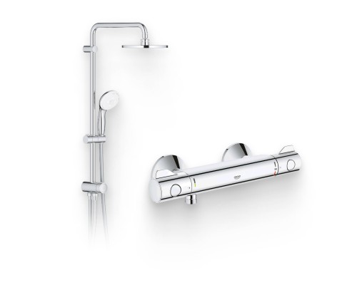Душевой комплект Термостат Grohe Grohtherm 800 34558000 для душа + Стойка New Tempesta 27389002 Душевой комплект Термостат Grohe Grohtherm 800 34558000 для душа + Стойка New Tempesta 27389002