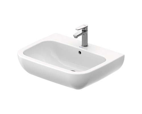 Duravit D-Code Раковина с перел., с 1 отв. под смес., 65х50см., цвет: белый. 23106500002