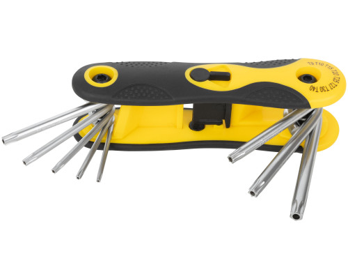 Ключи TORX CrV 8 шт. (T9-T40) складные FIT 64016
