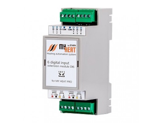 Дискретный блок расширения MyHeat DI6