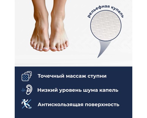 Поддон для душа прямоугольный керамический RGW CR (Глубина 35)  720x900