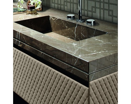 VITAGE milldue edition FOUR SEASONS Комплект мебели с базой, интегрированными раковинами PLANS, зеркалом LOSANNA, 216см, подвесной, цвет: мрамор bronzo amani-B58 экокожа visione-223 черный хром. 4356.216.B58.3.2, 9502, F114.223.96, 3471.223.96 VITAGE milldue edition FOUR SEASONS Комплект мебели с базой, интегрированными раковинами PLANS, зеркалом LOSANNA, 216см, подвесной, цвет: мрамор bronzo amani-B58 экокожа visione-223 черный хром. 4356.216.B58.3.2, 9502, F114.223.96, 3471.223.96