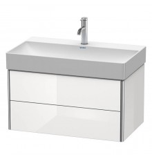 Duravit XSquare Тумба с раковиной 78.4x46х39.7см., подвесная, 2 ящика, цвет: белый глянцевый. 23488000141,  XS416202222