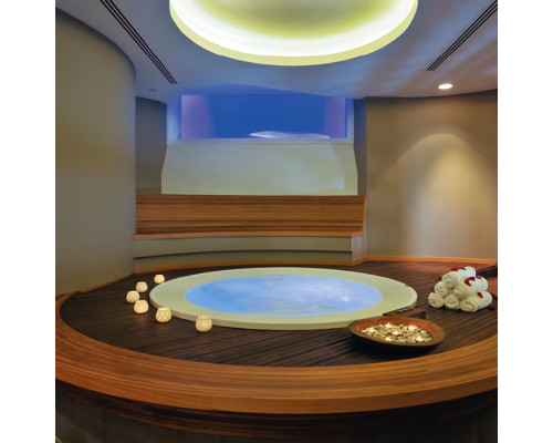 Jacuzzi Alimia PRO бассейн D237х98см, на 6-7 чел., 28 форсунок, аэро 16шт, подсветка, автонаполнение, цвет Porcelain. 944411852,  903001712