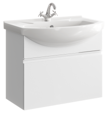 AQ ROD01071 Rodos Тумба под умывальник подвесная, 1 ящик, 688х580х314 мм, Белый ROD01071