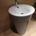 Duravit Starck 1 Тумба напольная 60x56xh82.5см, с раковиной подсветка LED, цвет: taupe satin matt. 0406580000, S1970400000, S1952006060